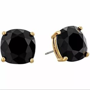 Kate Spade New York ♠️ jet black gemstone square studs